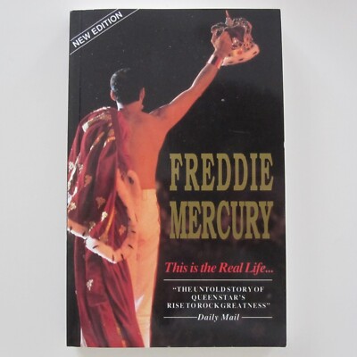 Freddie Mercury This Is The Real Life 1993 Paperback Evans Minns Book (Queen)