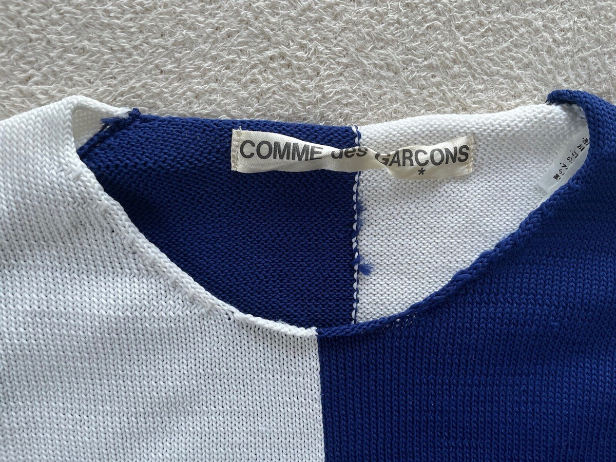 Vintage 90s 1995 Comme Des Garcons Stripe Knit Sweater Tops