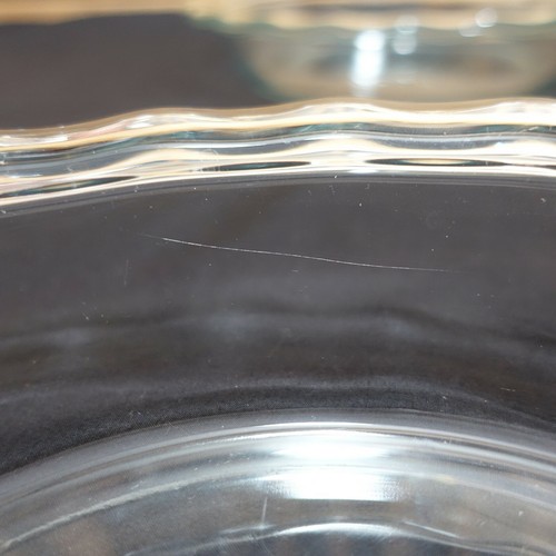 1 Pyrex Pie Plate C209 Clear Glass 9.5 in. Scalloped Rim 2 Avail. Swanky Barn - Picture 9 of 12