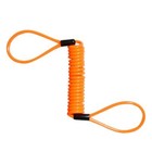 Spring Rope Wheel Vehicle Lock Reminder Cable Lanyard Coil