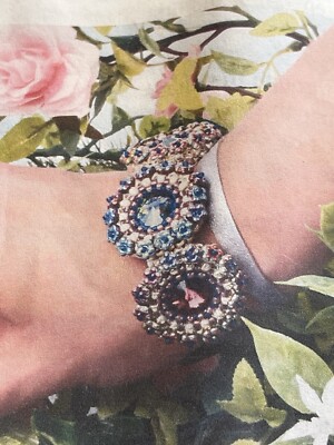 REDUZIERT! Armband Bastelset Ring aus Rosen Perlen Direkt Kristall Rivolis