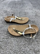 Vionic Sandals Women 8 Miami Metallic Rose Gold T-Strap Classic Comfort Thong