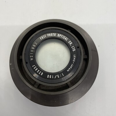 Vintage Fuji Photo Optical Co. Ltd. Red-Dot Barrel Lens, 1:5/190