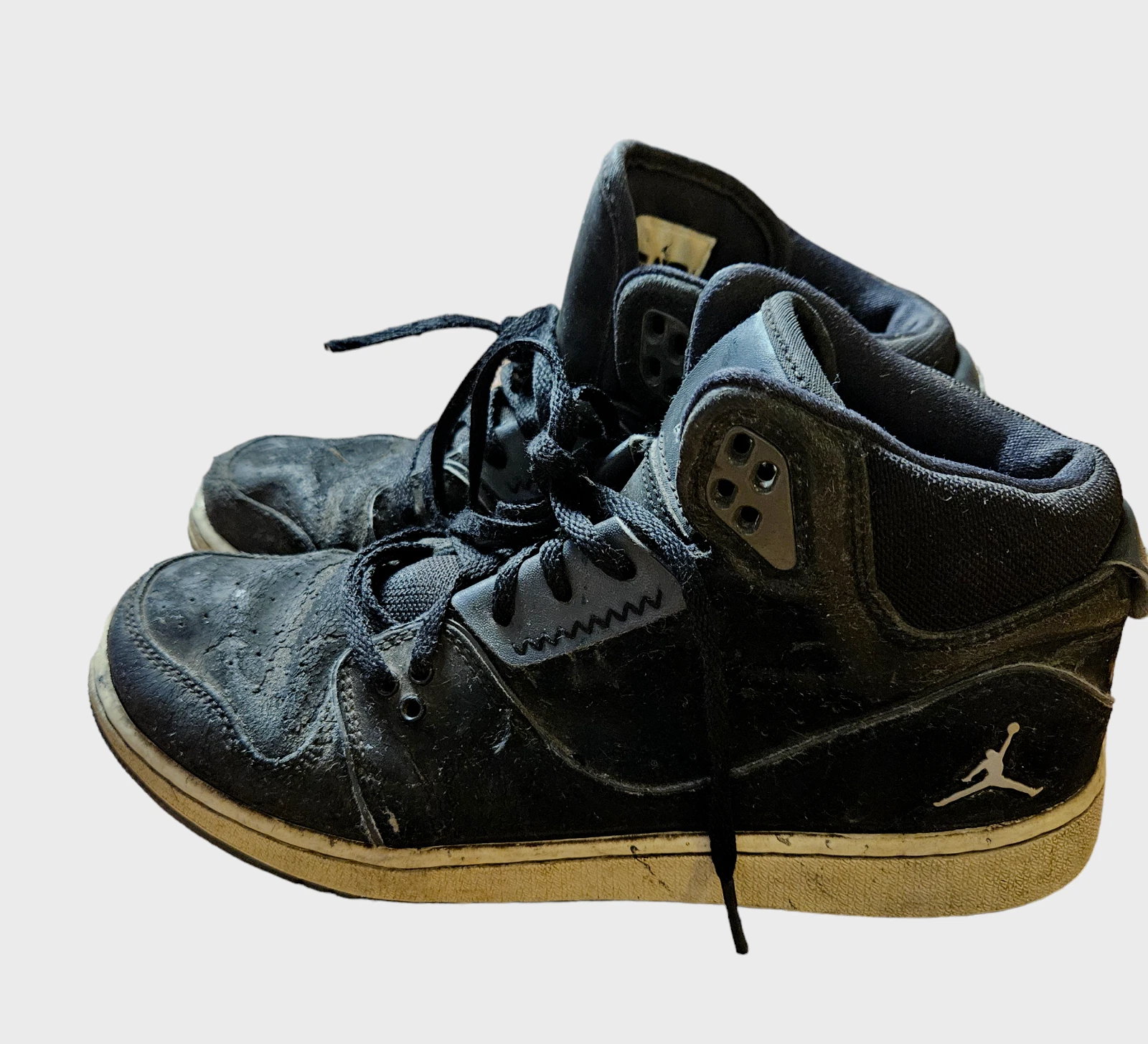 Scarpe da ginnastica Nike Air Jordan 1 Flight 2 giovani taglia 7Y nere 631784