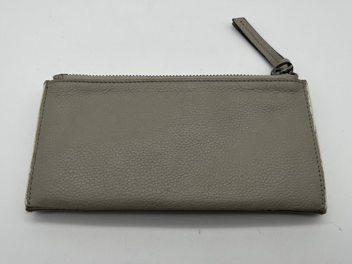 MIMCO Wallet Purse with Snap Closure Zip & Card Slots Brown Leather - Picture 2 of 17