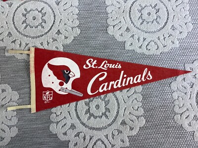1967 NFL ST LOUIS CARDINALS Pennant w Tassels JIM HART JACKIE SMITH LARRY WILSON