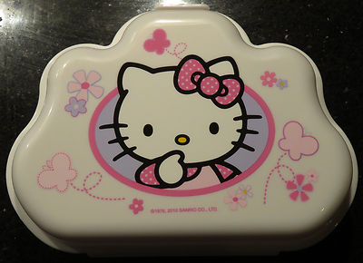 Hello Kitty Brotdose Lunchbox Frühstücksdose in weiß Muschel
