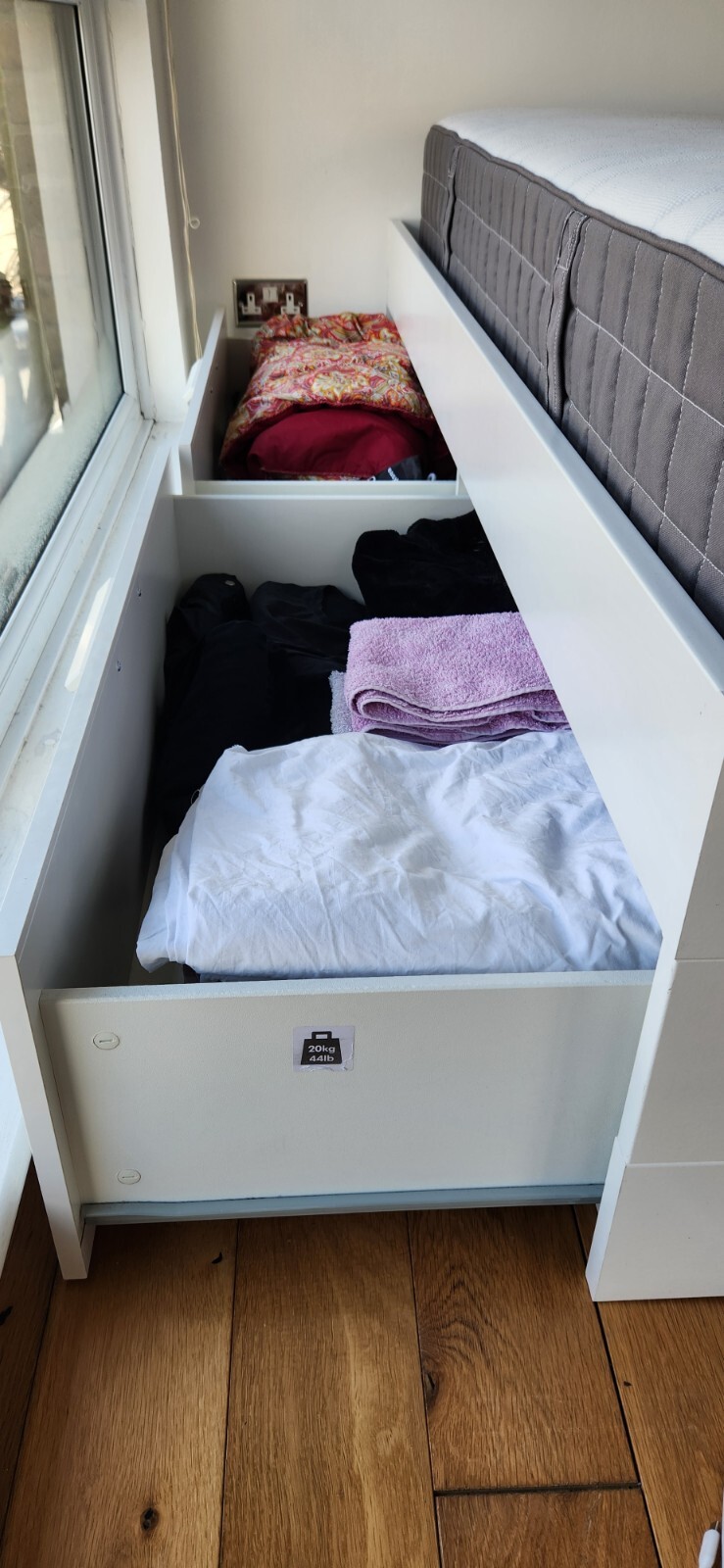 Ikea BRIMNES BED + slats + Matress eBay