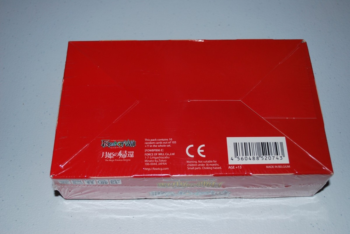 36-pack Booster Box Force Of Will Force Of Will TCG: The Moon Priestess  Returns Booster Box - Sealed 36 Packs, Collectible Card Game Pokmon Sealed  Base Set Booster Packs