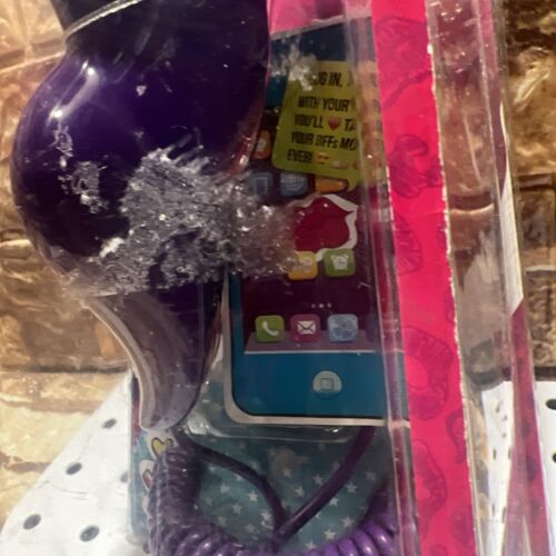 NEW IN BOX BRATZ LIP RETRO HANDSET (Purple) For Cell Phone PlugN Dead Stock 2015 - Picture 5 of 11