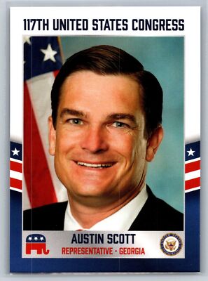 2021 Fascinating Cards 117th US Congress Austin Scott Georgia GOP #222