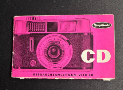 #A1107-Voigtlander, Voigtländer Vito CD  Anleitung