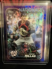 2024 Topps Series 2 Drew Millas Rookie Purple Foilboard /799 - #530 / Pack Fresh
