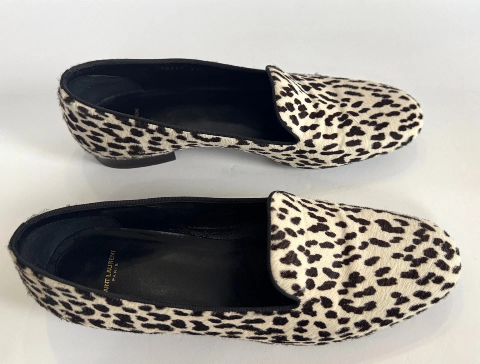 SAINT LAURENT  Print Shoes Size 39 1/2 Flatt , YSL , great condition - Image 2 of 4