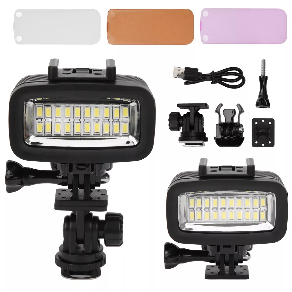 Underwater Video Light Small Underwater Photography Light For Swimming