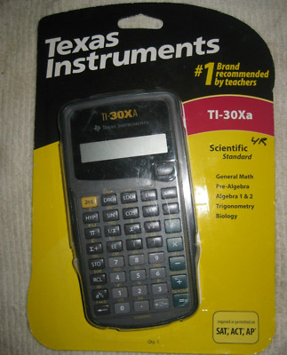 NEW Texas Instruments TI-30Xa Calculator  NIP  Algebra Trigonometry T! 30 Xa
