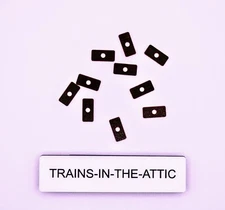 LIONEL TC-109 SLIDING SHOE BACK PLATE. FIBER. NEW PACK OF (10)