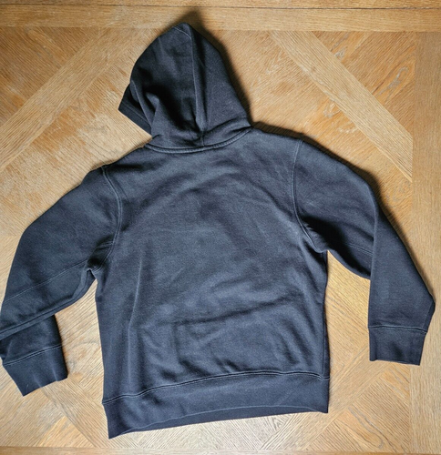 Jordan Retro 8 Hooded Sweater Sweat Shirt Size Large Black AQUA Boys 12-13 yr 🐐 - Picture 6 of 8