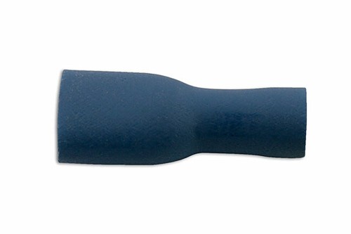 Blau Buchse Voll Ins. Zum Aufschieben 6.3mm - Packung 100 30173 Connect Neu