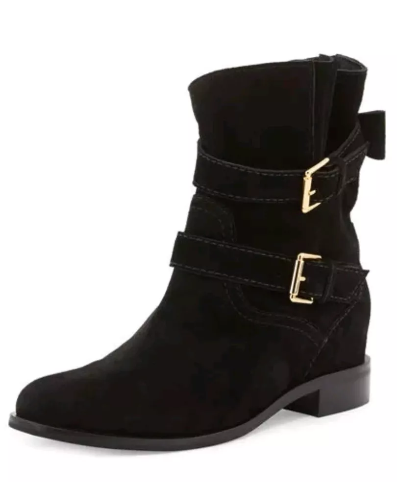 Kate spade best sale black suede booties