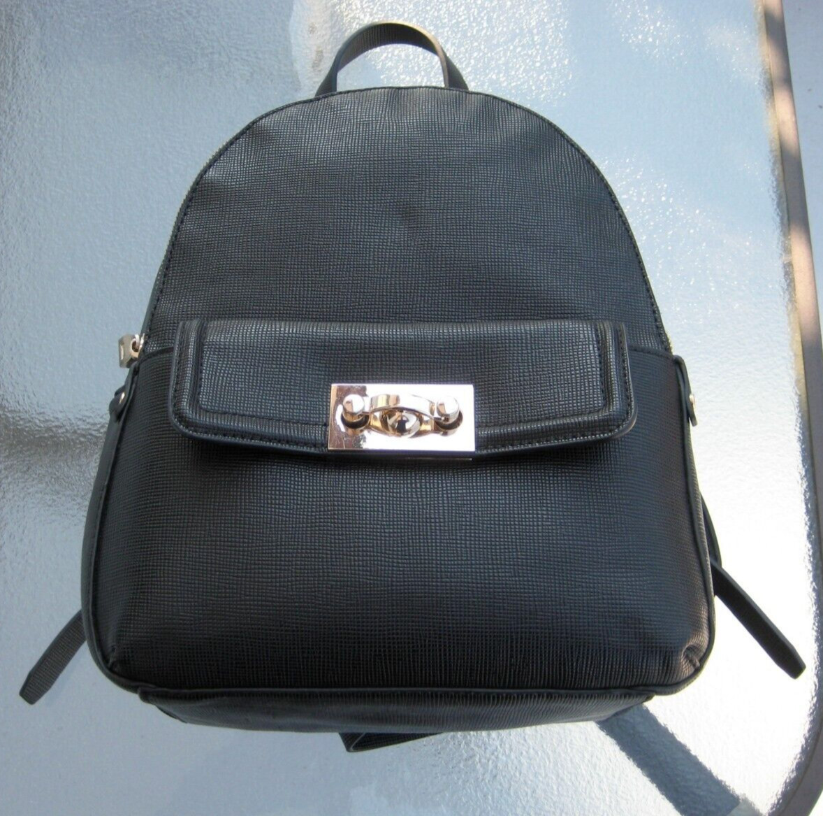 Zara Basic Collection Black Backpack - image 2