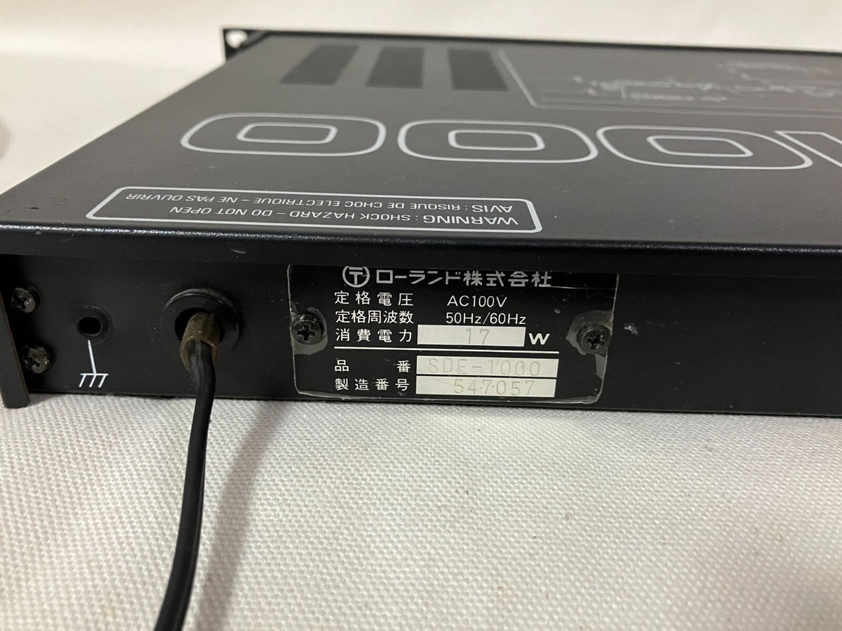 Roland SDE-1000 Digital Delay Rack Effect Processor Japan