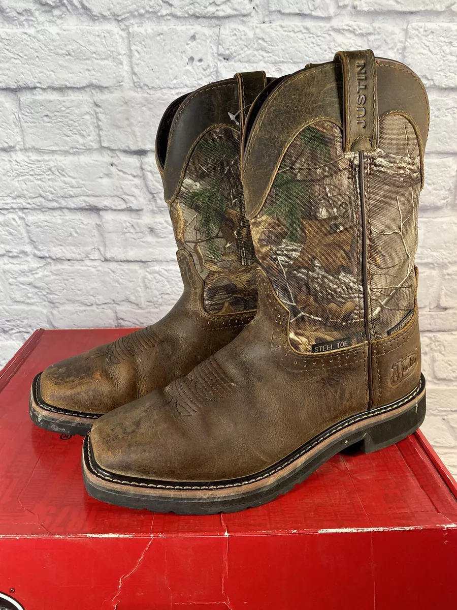 Justin camo boots sale