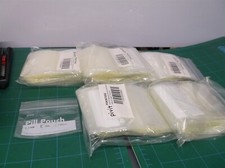 500 Zipper Pill Bags Pouch AM PM Vitamin Organizer Medicine Daily Medication