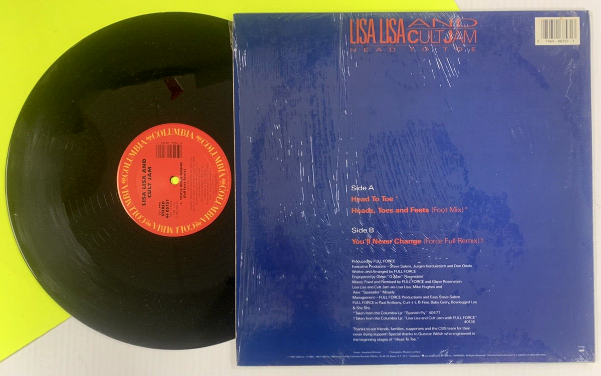 2x LISA LISA & CULT JAM 1987 LPs: Spanish Fly -LP/Head To Toe -12