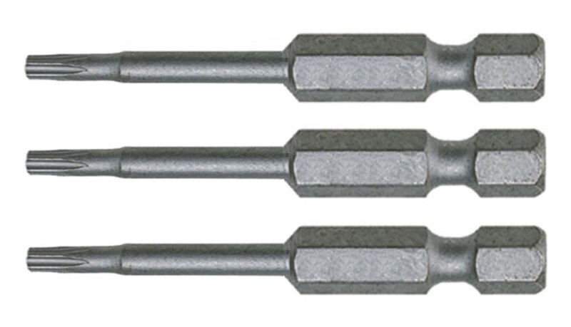 Teng Tools TX5001003 - TX10 50mm Bit - 1/4"" Hex - Torx - 3 pack