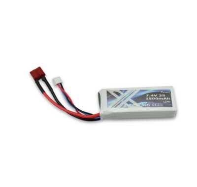Amewi 28910 LiPo Akku 2S 7,4V 1500mah 20C Softcase, DEANS