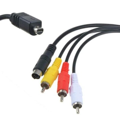 Câble AV Audio-vidéo Pour Caméscope Sony DCR-HC90E HC94 HC96 - Longueur 16,5 Cm - Neuf