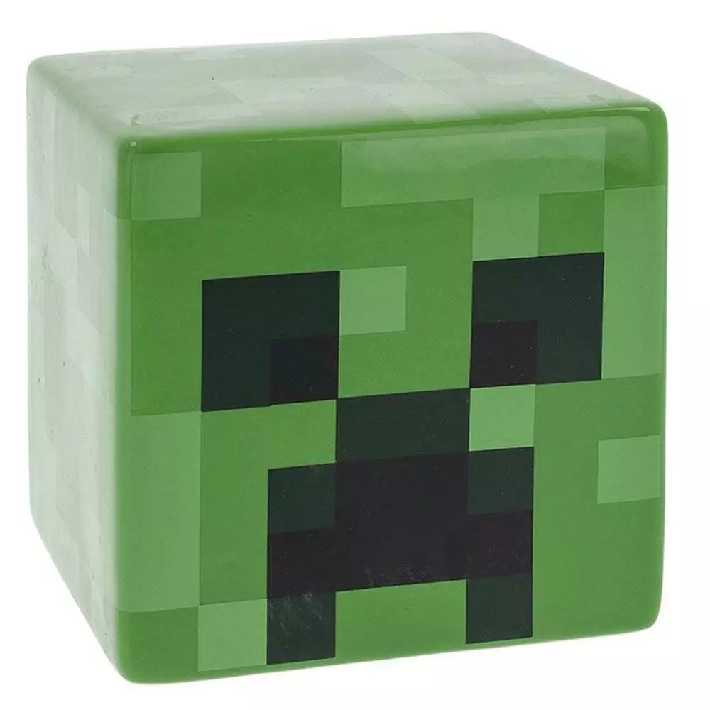 Minecraft Creeper Face Money Bank