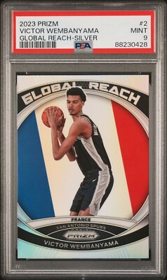 23-24 Victor Wembanyama Panini Prizm #2 RC Global Reach SILVER