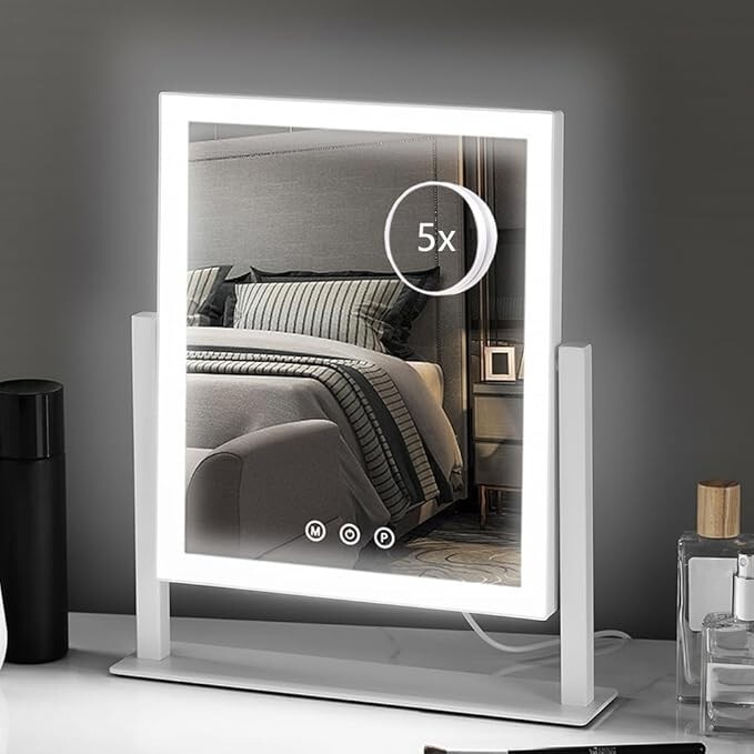 14.1 Inch LED Hollywood Vanity Mirror with Lighted Surround  -image