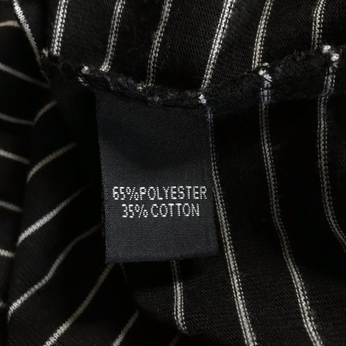 True Rock Tee Men’s XXL Black Striped V-Neck Lightweight Short Sleeve T-Shirt - Picture 5 of 8