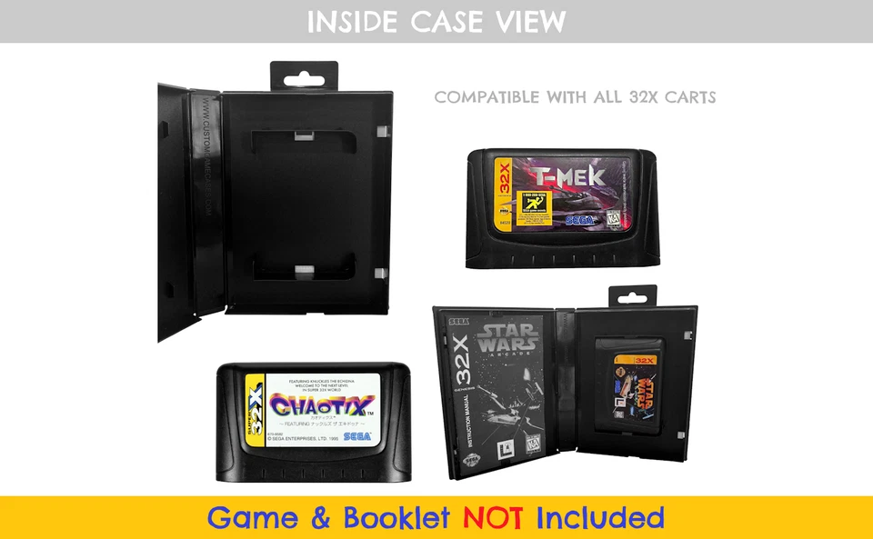 Estuches de almacenamiento para juegos SEGA 32X con fundas para juegos de cortesía [¡Elige tus títulos!] Foto 2 de 2