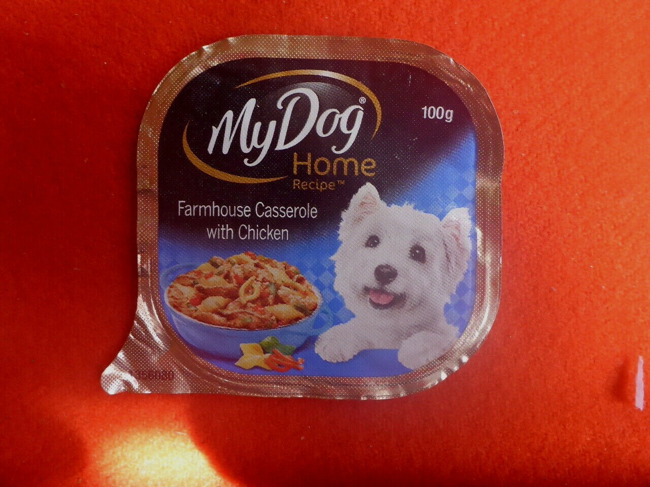 Foil Label My Dog  Home  White Terrier Farmhouse Casserole