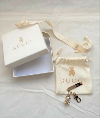 Gucci 2010 bear charm keyring for doraemon star eye slippers candle backpack
