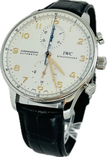 Discount IWC Portugieser Chronograph IW371401 Autonatic Watch Excellent++ A2234