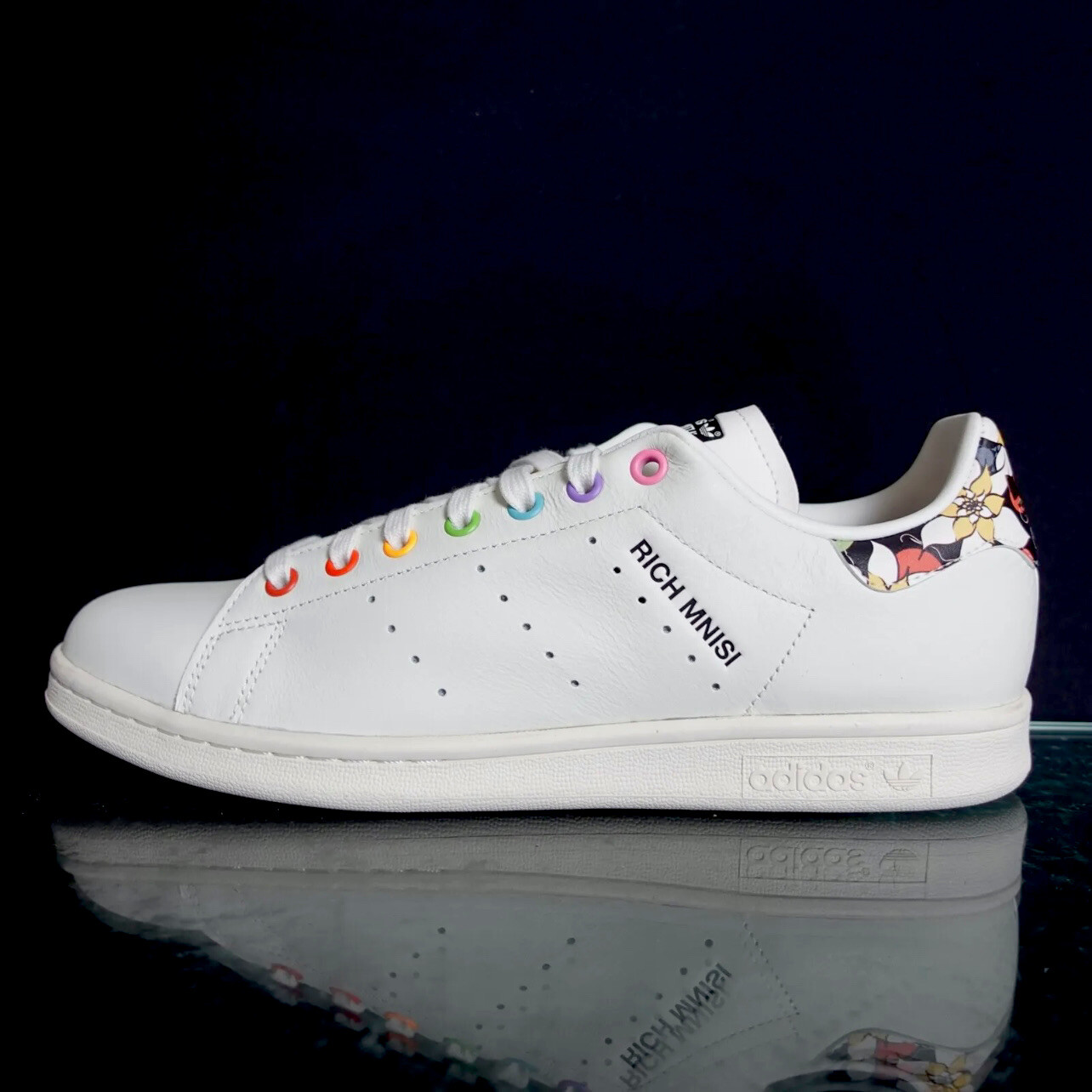 Мужские кроссовки Adidas Stan Smith Pride 14 размера, теннисные туфли, белые кроссовки #494