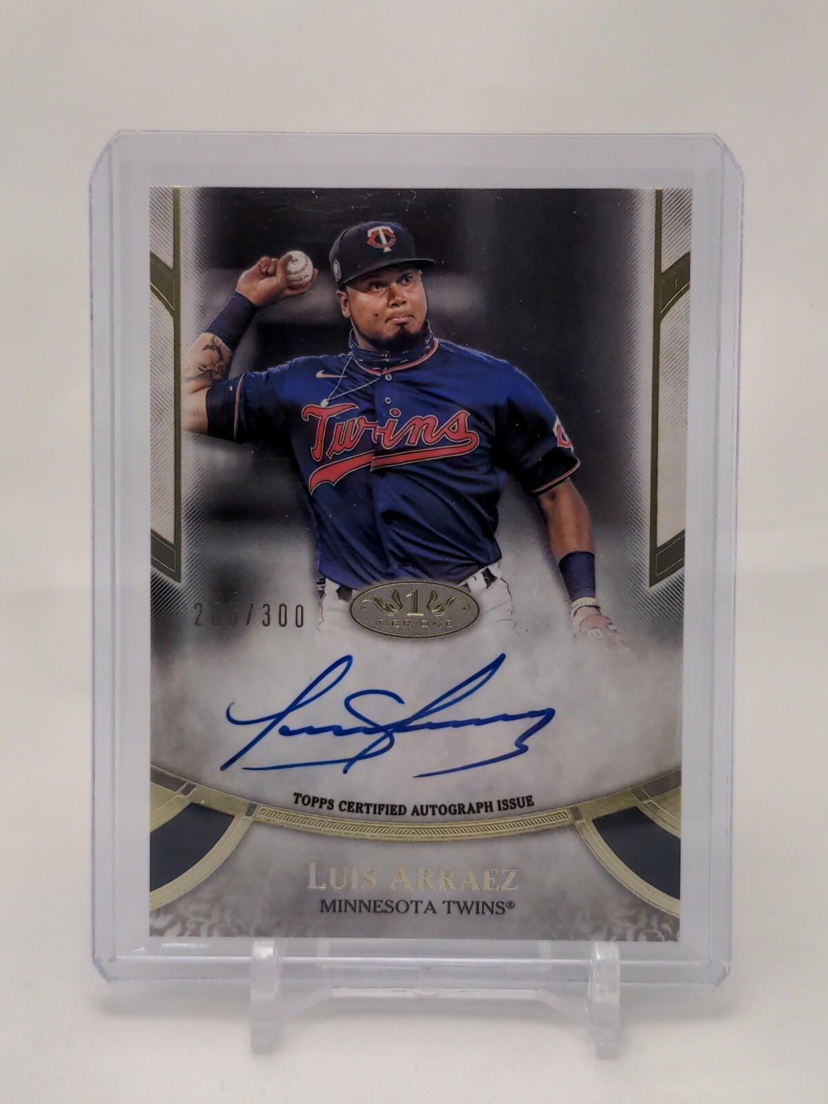 Luis Arraez 2021 Topps Tier One Prime Performers Auto Autograph #PPA-LAR /300