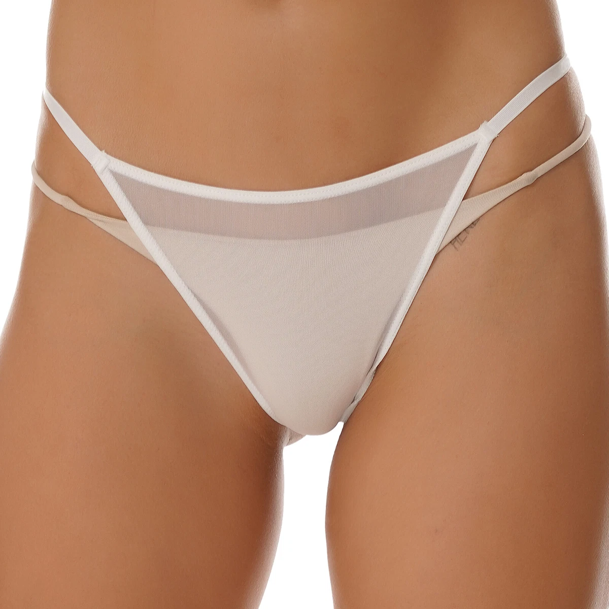 Clear thongs deals