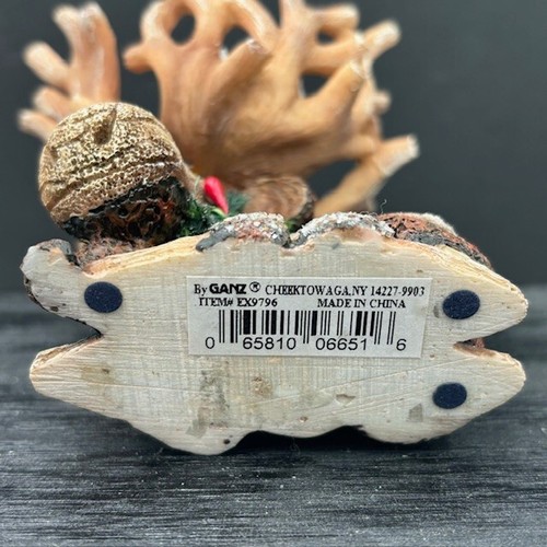 De colección Ganz Navidad Resina Corteza Alce Cuernos Votivo Vela/Soporte de Luz de Té - Imagen 12 de 13