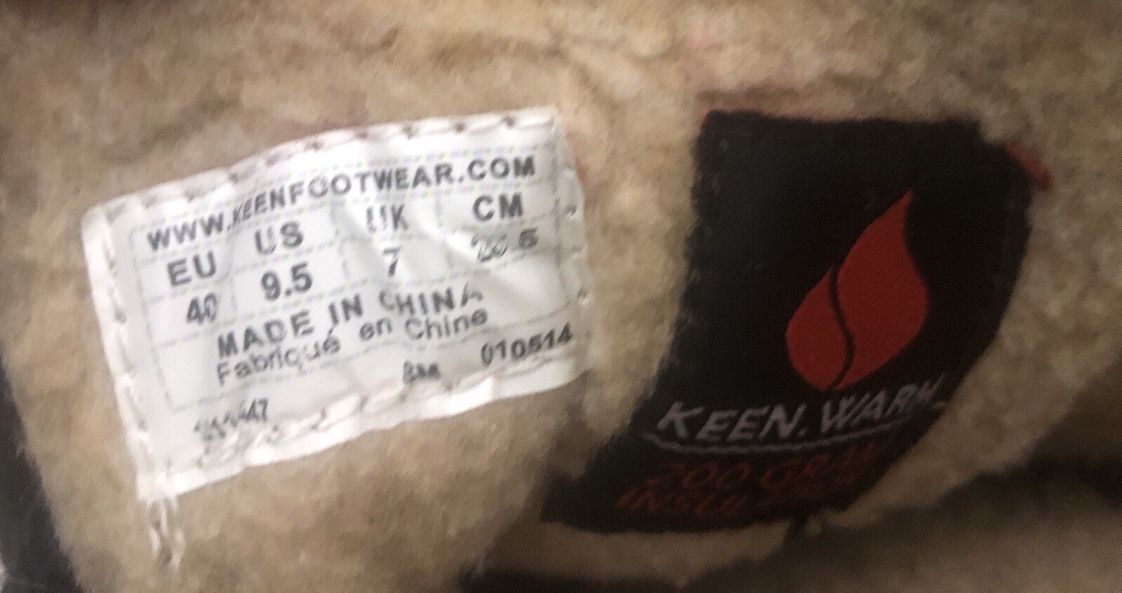 Keen Stivali da Neve in Pelle Donna Taglia 9 5 Caldi 200 Grammi Isolamento Nero