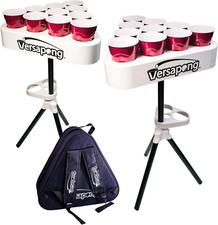 Portable Beer Pong Table with Backpack Case Balls - Perfect for Tailgates