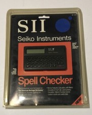 New Vintage SII Seiko Instruments Advanced Phonetic Spell Checker Sleeve SEALED