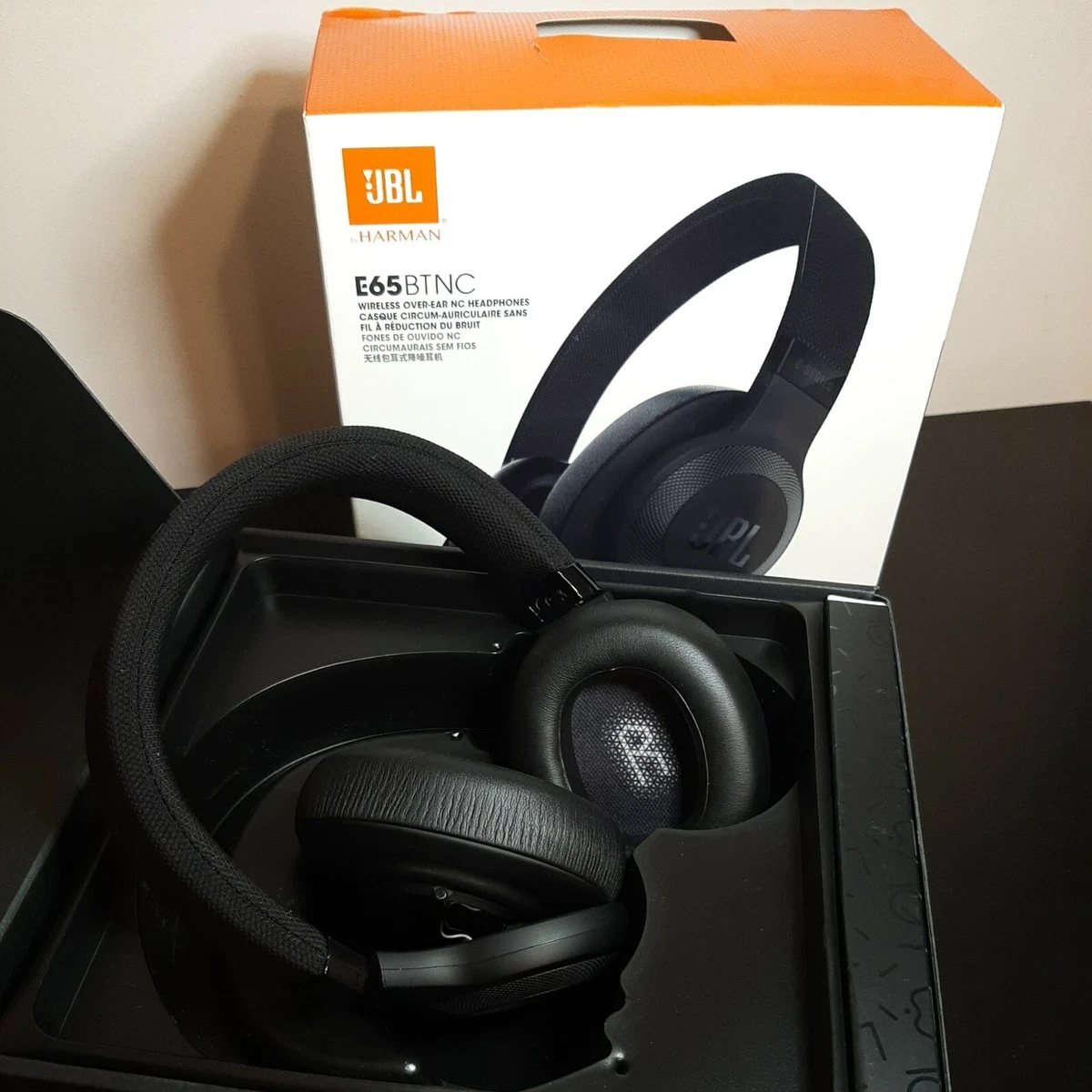 Grisling råb op publikum JBL E65BTNC Lifestyle Over-Ear Bluetooth Noise-Canceling Headphone  JBLE65BTNCBLK | eBay