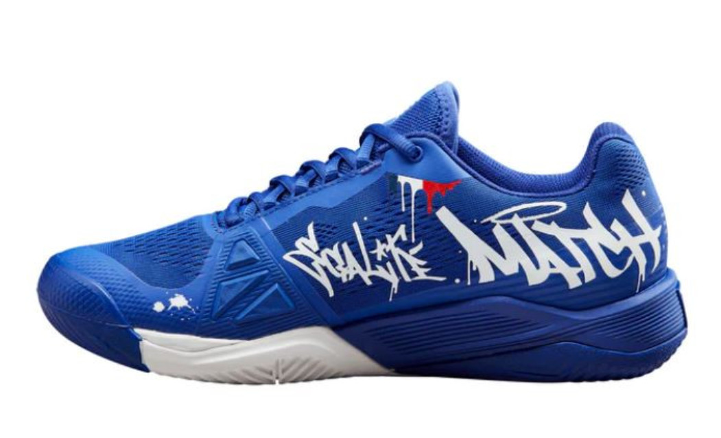 Zapatillas Tenis Wilson Rush Pro 4.0 Hope Paris Para Mujer Ropa Deportiva Entrenamiento Azul Nuevas con Etiquetas