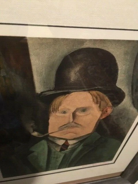 Maurice De Vlaminck signed"Autoportrait a la Pipe" lithograph - image 4 of 4